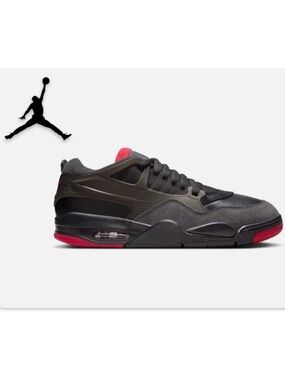NIB [Jordan] Nike Air Jordan 4 RM Black/Red Youth/Men’s 6, 6.5 / Women’s 7.5, 8